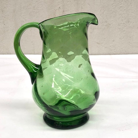 Green Vintage Pitcher, 70s Plastic Pitcher, Tea or Water Pitcher