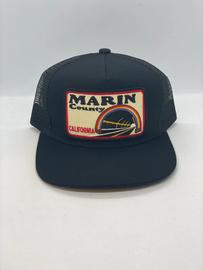 Marin County Rainbow California Pocket Hat by Bartbridge