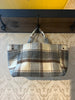 Large Plaid Airplane Tote by Hat Attack