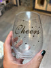 Stemless Wine Goblets with Quotes