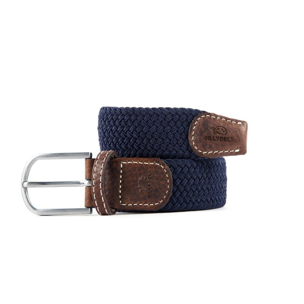 Slate Blue Elastic Braided Belt by Billybelt