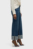 Rosie High Rise Wide Leg Jean with Cuff Mallorca by Hudson Jeans