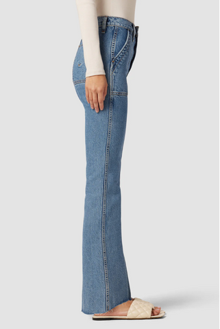 Faye Utility Ultra High-Rise Bootcut Jeans by Hudson